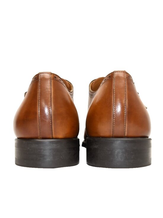 New! Magnanni Miliano Monk Strap Shoe Leather Cuero Brown Size 13 25380 DD514A main image 5